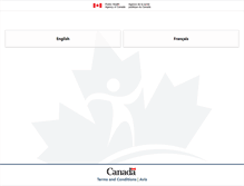 Tablet Screenshot of origin.phac-aspc.gc.ca